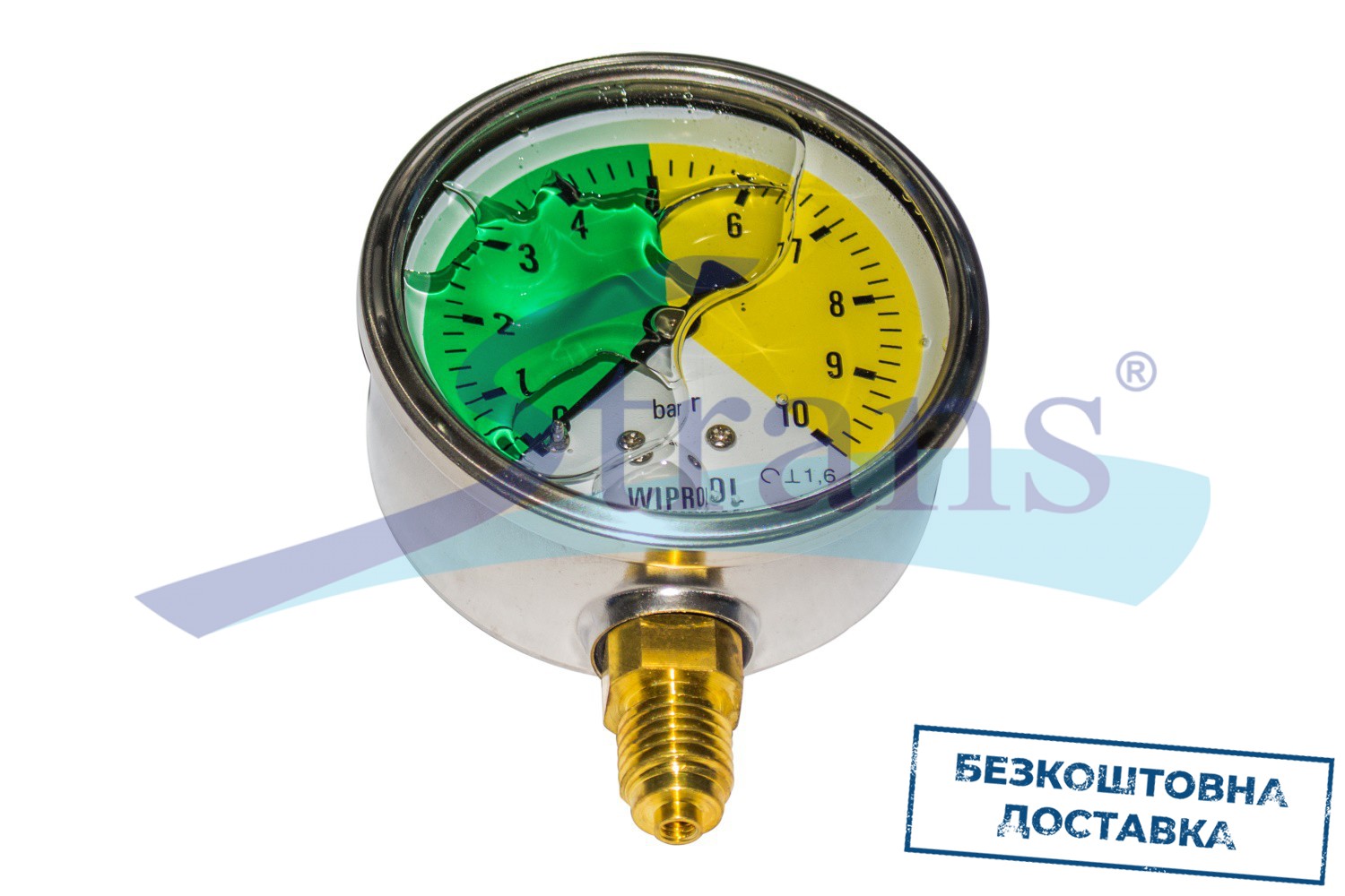 トランシーバー Massa@ Манометр Гліцериновий 10 Bar Ø63Mm M12*1.5Mm Mn030 купити в